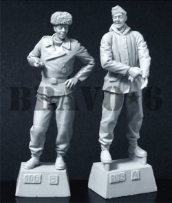画像2: Bravo6[B6-35106]1/35 防寒服のドイツ戦車兵(2体セット)
