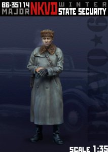 画像1: Bravo6[B6-35114]1/35  WWII露 NKVD少佐(冬装) (1)