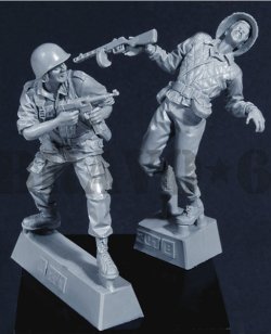 画像2: Bravo6[B6-35201]1/35 仏兵士(1)白兵戦 ディエン・ビエン・フー'54(2体セット)