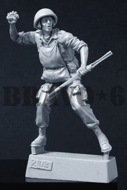 画像2: Bravo6[B6-35203]1/35 仏兵士(3)空挺兵 ディエン・ビエン・フー'54