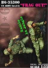 Bravo6[B6-35300]1/35 米 歩兵ベトナム(11)手榴弾投擲(2体セット)