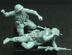 画像2: Bravo6[B6-35300]1/35 米 歩兵ベトナム(11)手榴弾投擲(2体セット)