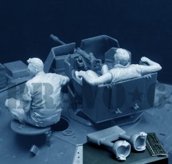 画像3: Bravo6[B6-35312]1/35 ベトナム戦争 米陸軍「気だるい午後」US米戦車兵休息セット(2)