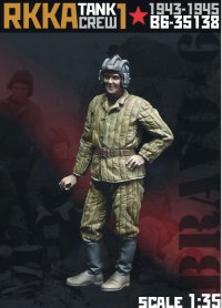 Bravo6[B6-35138]1/35 露/ソ ソビエト赤軍 RKKA戦車兵1 立って喫煙する戦車兵1943〜45
