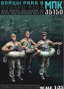 画像1: Bravo6[B6-35150]1/35 WWII露/ソ ソビエト赤軍 RKKA MPK渡河装備歩兵セット(3体入) (1)
