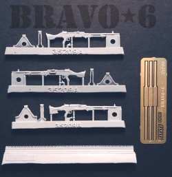 画像2: Bravo6[B6-35209]1/35 現用 FN MAG自動小銃(3丁入)