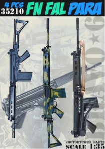 画像1: Bravo6[B6-35210]1/35 現用 FN FAL PARA自動小銃(4丁入) (1)