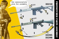 画像3: Bravo6[B6-35210]1/35 現用 FN FAL PARA自動小銃(4丁入)