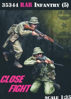 画像1: Bravo6[B6-35344]1/35 ベトナム戦争 オーストラリア RAR歩兵(5)密林の前進(2体入)