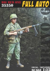 画像1: Bravo6[B6-35350]1/35 現用 アメリカ フルオート小銃を構える歩兵 (1)