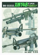 Bravo6[B6-35355]1/35 現用 アメリカ XM148グレネードランチャーセット(4丁入)