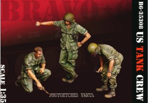 画像1: Bravo6[B6-35308]1/35 ベトナム戦争 米陸軍「打合せ中」US戦車乗組員セット (1)