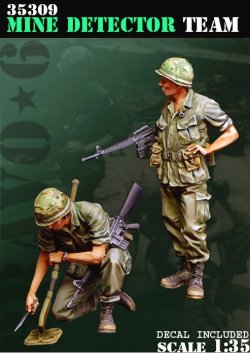 画像1: Bravo6[B6-35309]1/35 ベトナム戦争 米陸軍 「踏むなよ」地雷探索を行う工兵隊