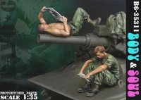Bravo6[B6-35311]1/35 ベトナム戦争 米陸軍 「国を想う」US戦車兵休息セット