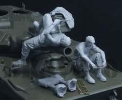 画像3: Bravo6[B6-35311]1/35 ベトナム戦争 米陸軍 「国を想う」US戦車兵休息セット
