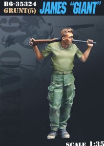 画像1: Bravo6[B6-35324]1/35 ベトナム戦争 米 ショットガンを担ぐ"巨漢"のジェームス (1)