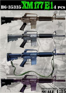 画像1: Bravo6[B6-35335]1/35 ベトナム戦争/現用 アメリカXM177E1(4個入)