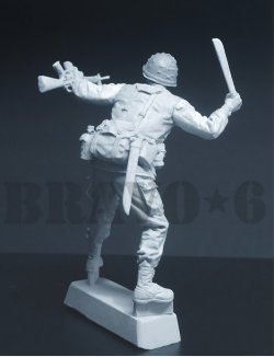 画像3: Bravo6[B6-35345]1/35 現用 アメリカ ベトナム戦争 マチェテを振るう第1歩兵師団兵士