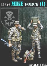 Bravo6[B6-35346]1/35 現用 アメリカ ベトナム戦争 特殊部隊MIKE＃1 ジャングルの通信兵(2体入)