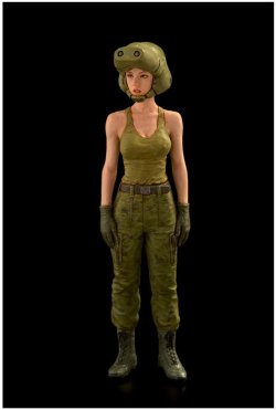 画像3: BRICK WORKS[S35MUS-1p]1/35　傭兵軍女性パイロット　パンジー※ピンク成型品