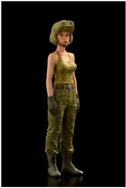 画像3: BRICK WORKS[S35MUS-1f]1/35　傭兵軍女性パイロット　フリージア※フレッシュ成型品
