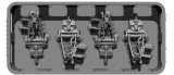 BSK Model[BSKC35012]1/35 WWII ドイツ 戦車キューポラ用対空機銃架セット(4個入)