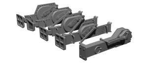 画像1: BSK Model[BSKC35014]1/35 WWII ドイツ ジャッキセット(5個入) (1)