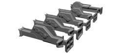 画像4: BSK Model[BSKC35014]1/35 WWII ドイツ ジャッキセット(5個入)