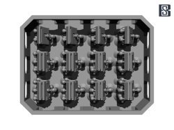 画像4: BSK Model[BSKC35017]1/35 WWII アメリカ M6ペリスコープセット M4シャーマン中戦車用(12個入)