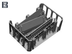 画像2: BSK Model[BSKC35020]1/35 WWII アメリカ M4A3シャーマン中戦車 荷物ラック/予備履帯ホルダーセット(2両分入)