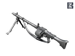 画像3: BSK Model[BSKC35021]1/35 WWII ドイツ MG34機関銃 歩兵用(3個入)