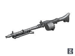画像4: BSK Model[BSKC35021]1/35 WWII ドイツ MG34機関銃 歩兵用(3個入)