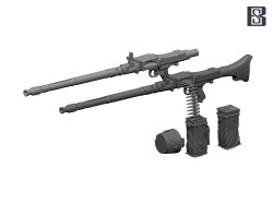 画像4: BSK Model[BSKC35022]1/35 WWII ドイツ MG34機関銃 車載用(2種4個入)