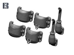 画像1: BSK Model[BSKC35023]1/35 WWII ドイツ キングタイガー/ヤークトタイガー 排気管&装甲カバーセット