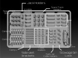 BSK Model[BSKD35001]1/35 WWII ドイツ タイガーI重戦車用ディテールセット