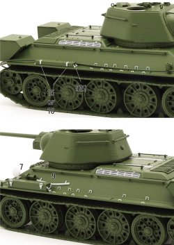 画像4: BSK Model[BSKD35007A]1/35 WWII 露/ソ T-34-76/T-34-85戦車用ディテールセット