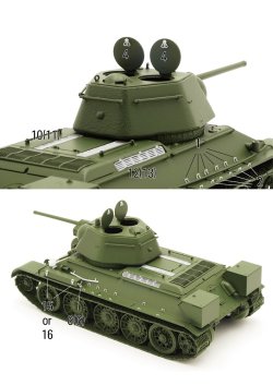 画像5: BSK Model[BSKD35007A]1/35 WWII 露/ソ T-34-76/T-34-85戦車用ディテールセット