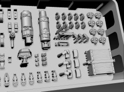 画像3: BSK Model[BSKD35009]1/35 WWII ドイツ II号戦車A-F型用ディテールセット