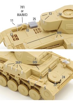 画像6: BSK Model[BSKD35009]1/35 WWII ドイツ II号戦車A-F型用ディテールセット