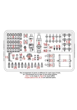 画像8: BSK Model[BSKD35009]1/35 WWII ドイツ II号戦車A-F型用ディテールセット