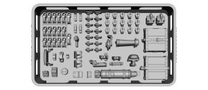 画像1: BSK Model[BSKD35015]1/35 WWII ドイツ I号戦車用ディテールセット(A/B型対応) (1)
