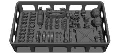 画像2: BSK Model[BSKD35018]1/35 WWII ドイツ パンサー戦車D型用ディテールセット