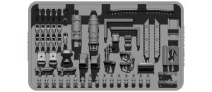 画像1: BSK Model[BSKD35023]1/35 WWII ドイツ Sd.Kfz.222軽装甲偵察車用ディテールセット (1)