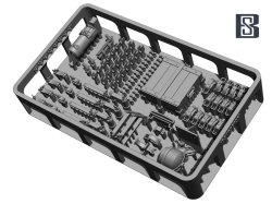 画像3: BSK Model[BSKD35025]1/35 WWII ドイツ ヤークトタイガー駆逐戦車用ディテールセット(対空機銃架付)