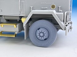 画像14: BSK Model[BSKW35003]1/35 現用 アメリカ M915トラクタートラック&トレーラー用自重変形タイヤ(トランペッター用)