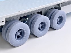 画像9: BSK Model[BSKW35003]1/35 現用 アメリカ M915トラクタートラック&トレーラー用自重変形タイヤ(トランペッター用)