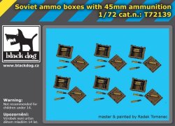画像1: BLACK DOG[HAUT72139]1/72 ソ連軍 弾薬箱w/45mm砲弾