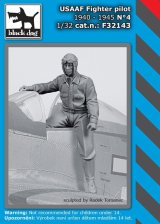 BLACK DOG[HAUF32143]1/32 アメリカ陸軍航空軍戦闘機パイロット 1940〜45年 No.4