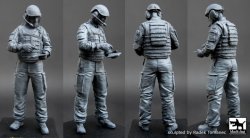 画像2: BLACK DOG[F35037]1/35現用豪 戦車兵(アフガン) #2