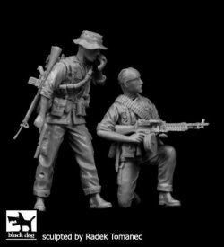 画像1: BLACK DOG[F35128]1/35現用米 ネイビーイシールズ(ベトナム)(35126&127 2体セット)